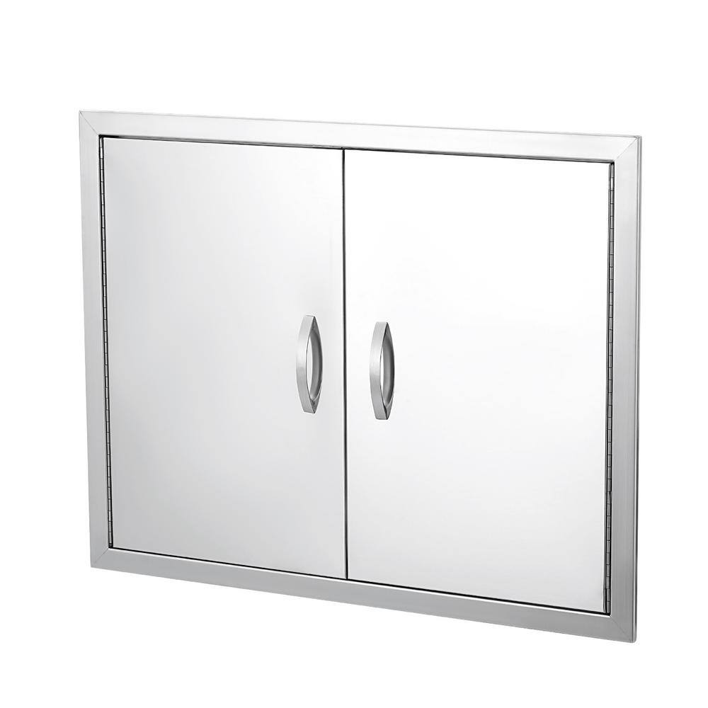 31 in. W x 24 in. H Stainless Steel BBQ 2-Door Access Door Unit with Handle price history on PriceWatchPro