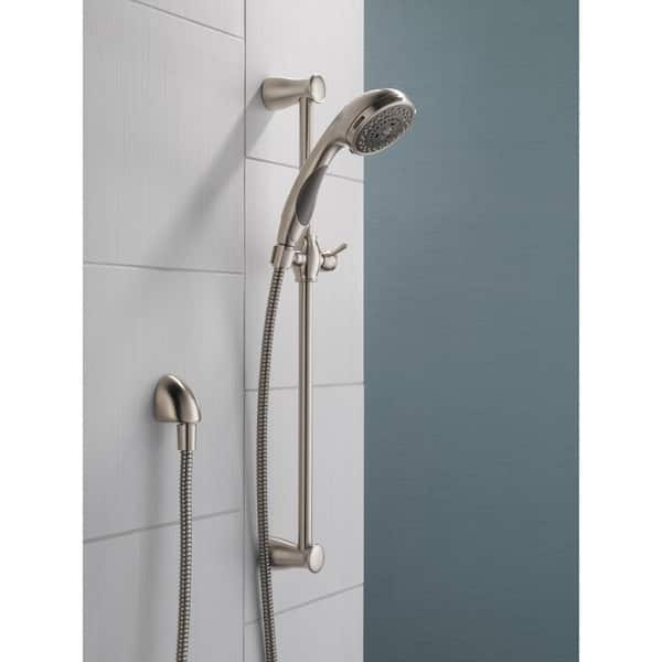 Delta 3-Spray Patterns 2.5 GPM 3.75 in. Wall Mount Handheld Shower