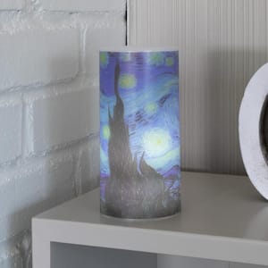 Starry Night LED Flameless Candle with Remote Control