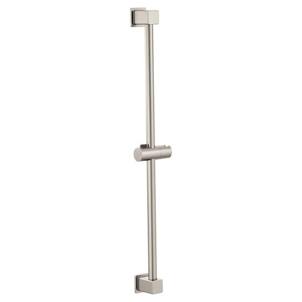MOEN 30 in. Square Shower Bar in Spot Resist Brushed Nickel