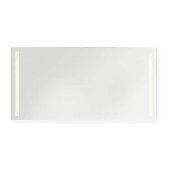Lustro 72 in. x 36 in. Bright White Integrated LED Illuminated Dimmable Vanity Light Mirror