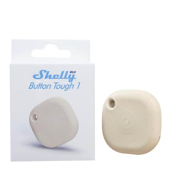 BLU Button Tough 1 (2 pack) Ivory, Remote Control Action and Scene Activation Button, Shock, Splash and dust-resilient