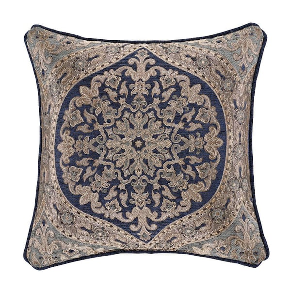 J QUEEN NEW YORK INC Bayonne Polyester 18 in. Square Decorative Throw Pillow 18 x 18 in.