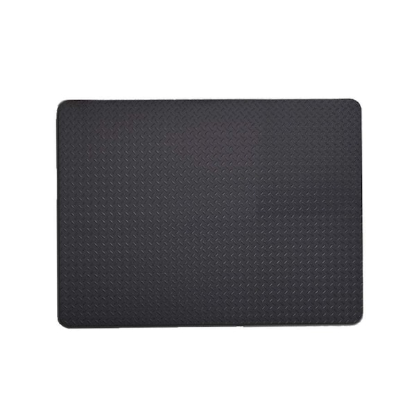 Resilia Grill and Garage Mat Diamond Plate Black 57 in. x 47 in.