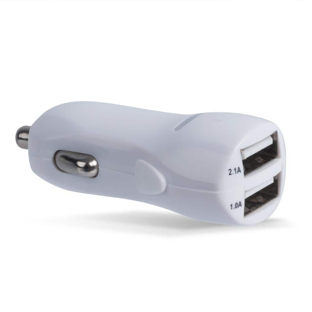 iLive Dual USB Wall and Car Charger IAC73B - The Home Depot