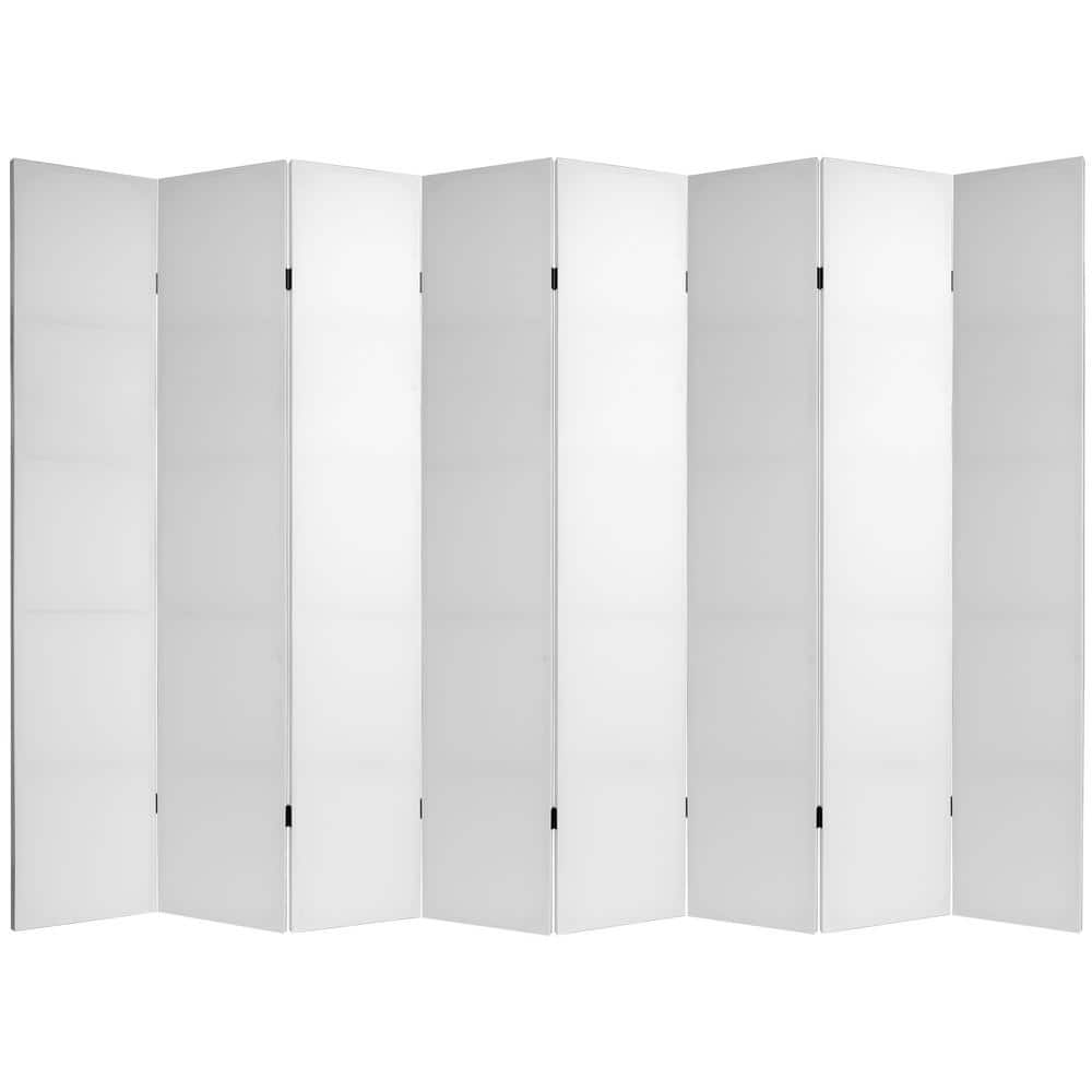 Oriental Furniture 7 ft. White Do It Yourself Canvas 8-Panel Room Divider  CAN-7BLANK-8P - The Home Depot