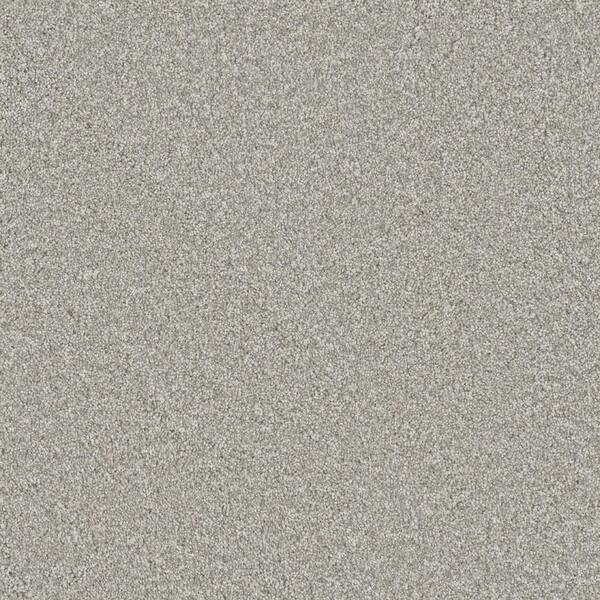 Lifeproof Misty Meadows III- Moorcroft Gray - 75 oz. SD Polyester Texture Installed Carpet