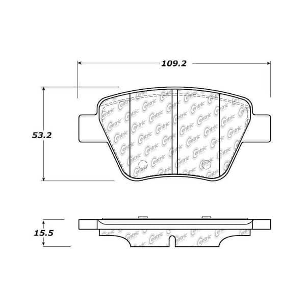Centric Parts Disc Brake Pad Set