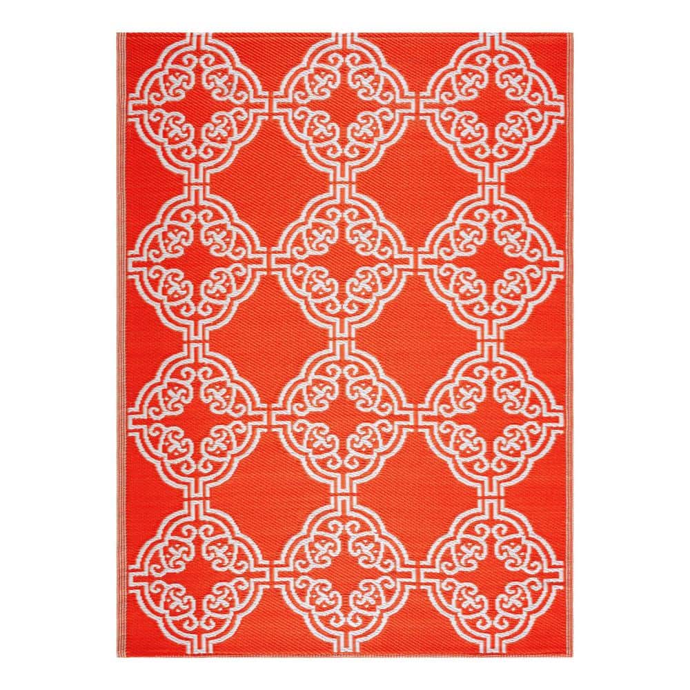 playa-rug-marrakech-orange-white-6-ft-x-9-ft-reversible-recycled