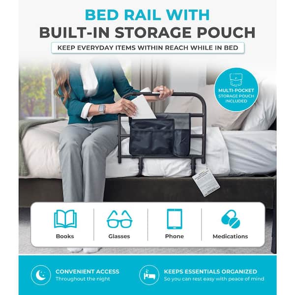 Stander Wonder EZ Adjust Bed Rail, 20 in. to 30 in  display picture 2