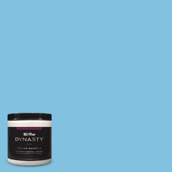 BEHR DYNASTY 8 oz. #540B-4 Horizon Haze Eggshell Enamel Stain-Blocking Interior Paint and Primer Sample