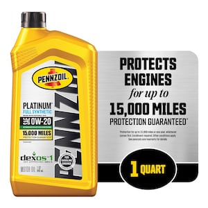 Platinum SAE 0W-20 Full Synthetic Motor Oil 1 Qt.