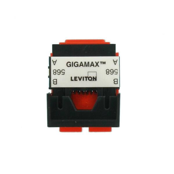 Leviton Jack Modular Quickport Categoría 5e, RJ-45, Blanco