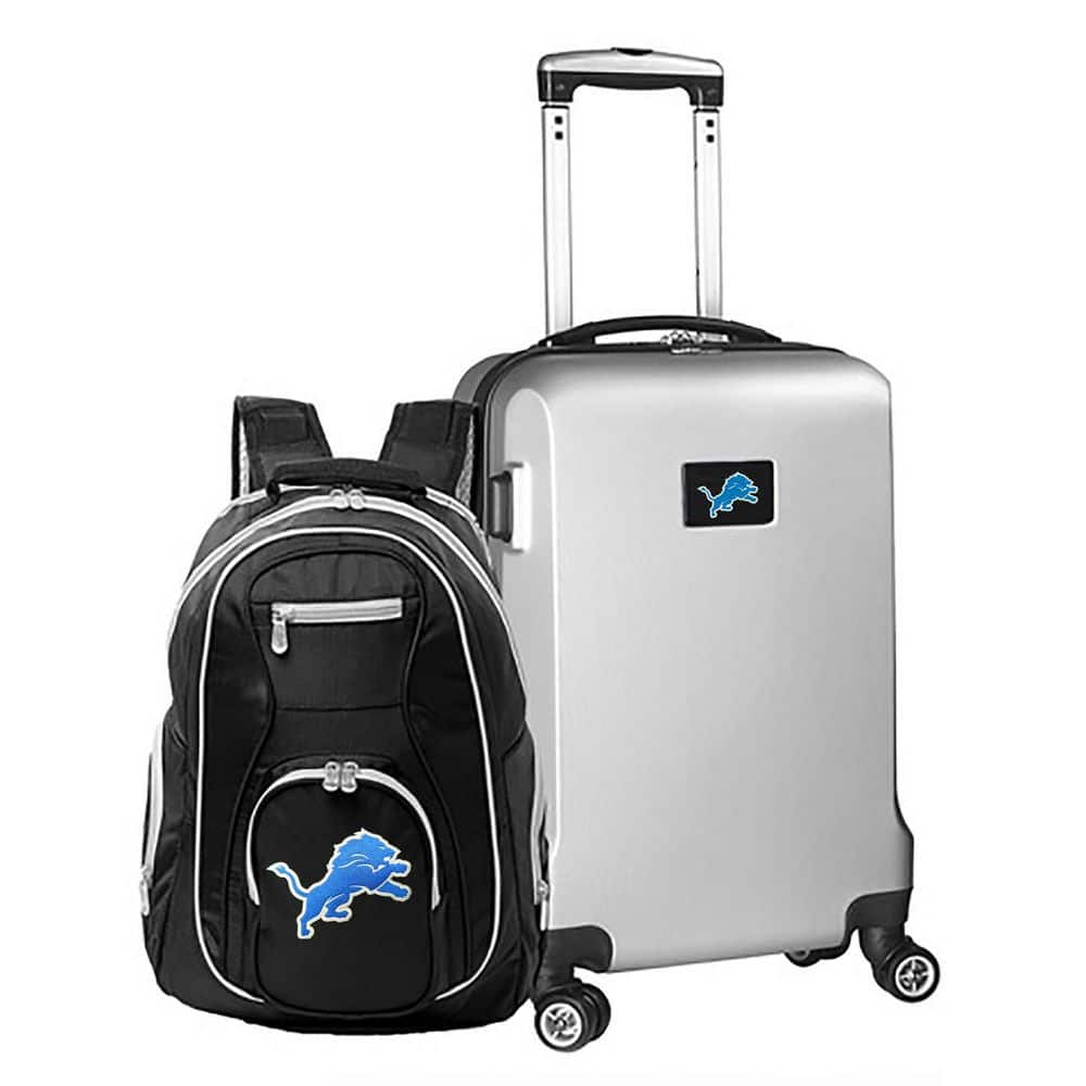 Detroit Lions Premium Wheeled Backpack, Pink