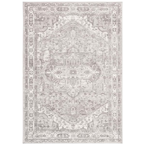 SAFAVIEH Brentwood Cream/Gray 4 ft. x 6 ft. Area Rug