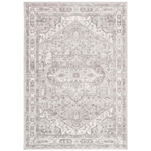 Brentwood Cream/Gray 5 ft. x 8 ft. Area Rug