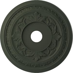 22 in. O.D. x 3-1/2 in. I.D. x 1 in. P Baltimore Thermoformed PVC Ceiling Medallion in UltraCover Satin Hunt Club Green