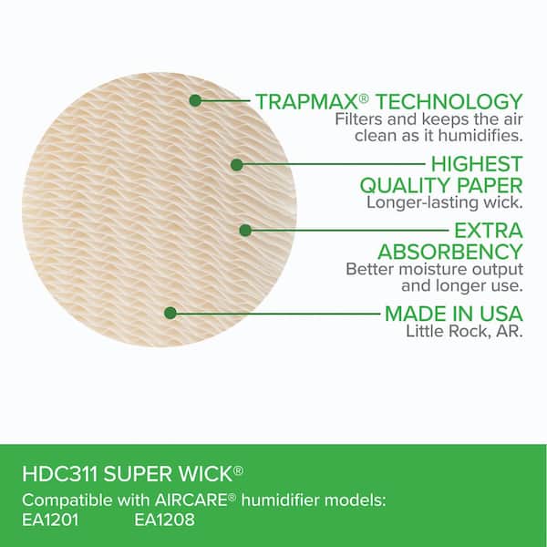 Humidifier Replacement Wick Compatible with AIRCARE EA1201 & EA1208 TRIANGLE Humidifiers