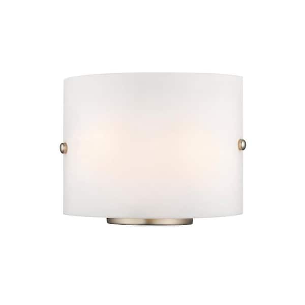 Livex Lighting Wall Sconces 2 Light Brushed Nickel Wall Sconce