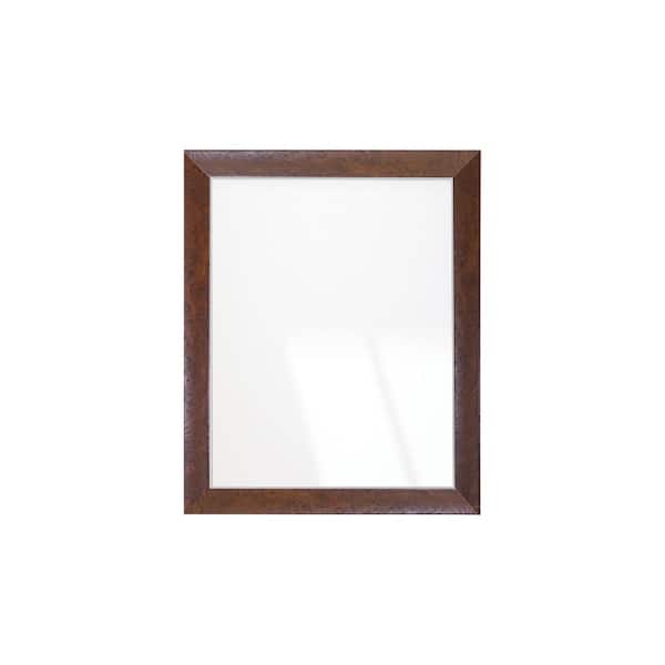 BrandtWorks Dashboard Burl Elegance Framed Mirror 32 in. W x 41 in. H