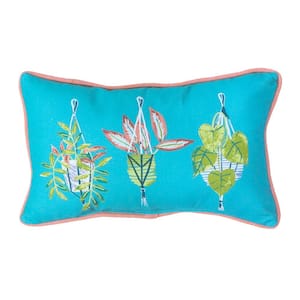 Hanging Plants Outdoor Lumbar Pillow (1-Pack)