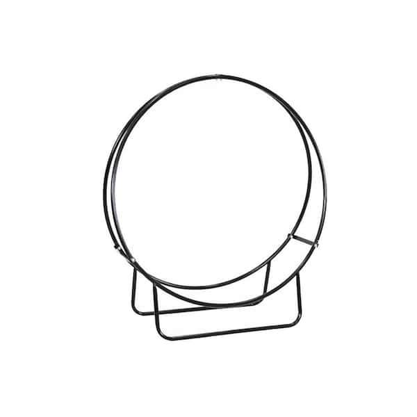 48 in. Heavy Duty Outdoor Round Firewood Rack Hoop