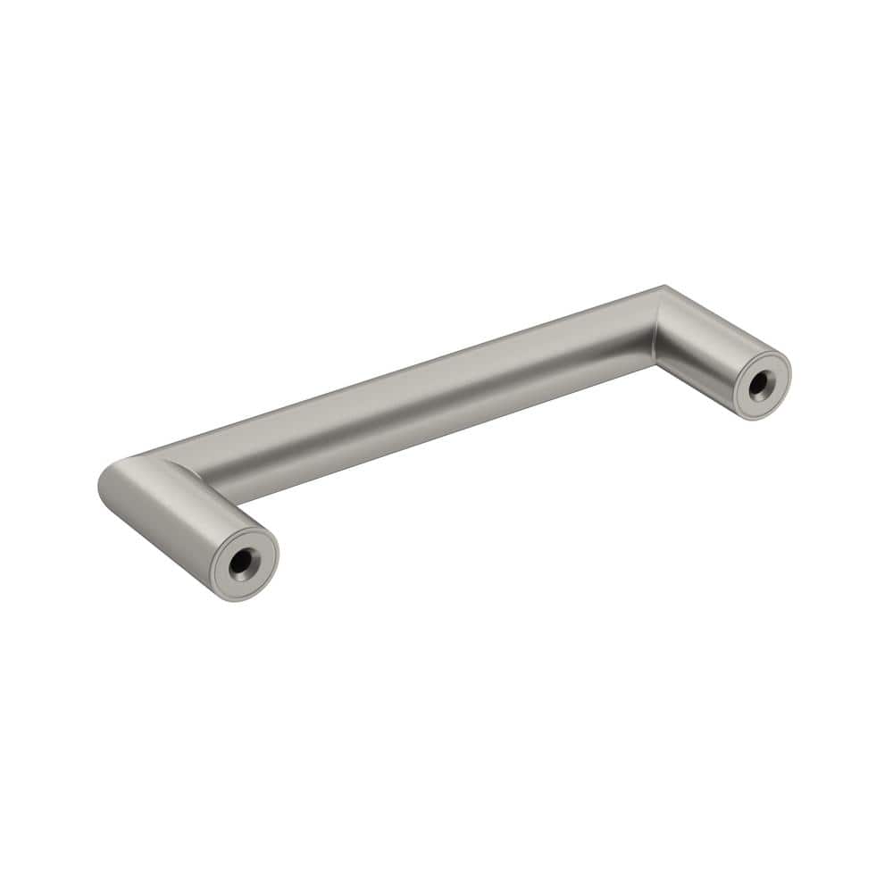 Satin Nickel 4.25" Modern Brushed Cabinet Bar Pull