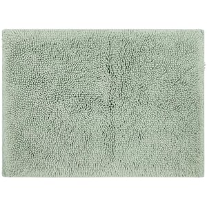 Classic Cotton ll Sea Glass 21 in. x 34 in. Cotton Bath Mat