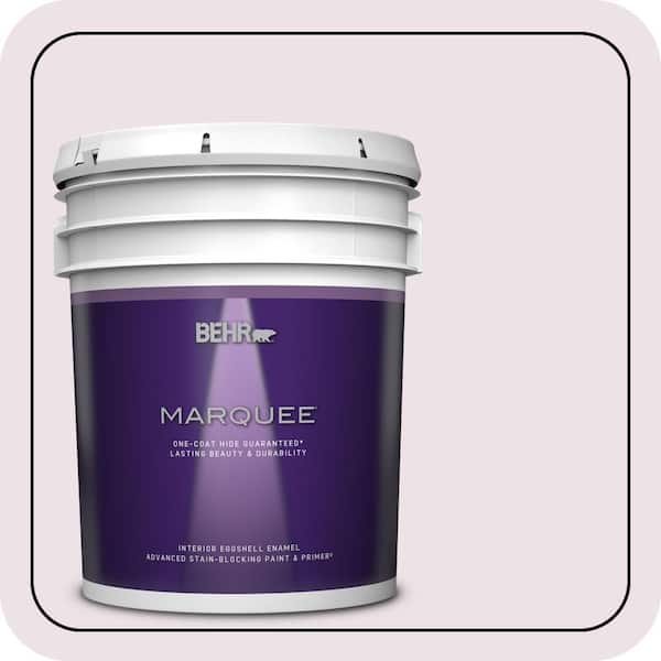 BEHR MARQUEE 5 gal. #670C-2 Petal Dust Eggshell Enamel Interior Paint & Primer