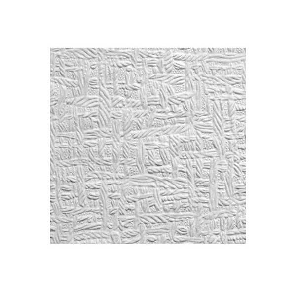 Anaglypta Kingston Paintable Anaglytpa Original White & Off-White Wallpaper Sample