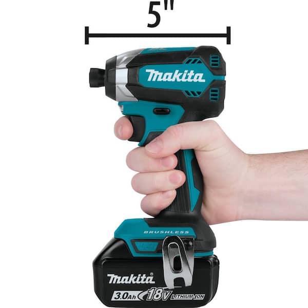 Makita 18V LXT Lithium-Ion Brushless Cordless Impact Driver Kit with (1) Battery 3.0Ah XDT131 - The Depot