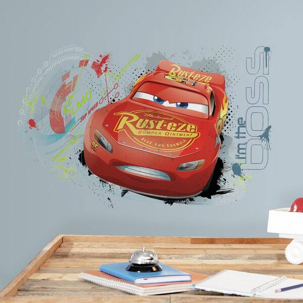Disney Pixar CARS Movie reusable Wall Stickers Lightning McQueen Mater New Decal 