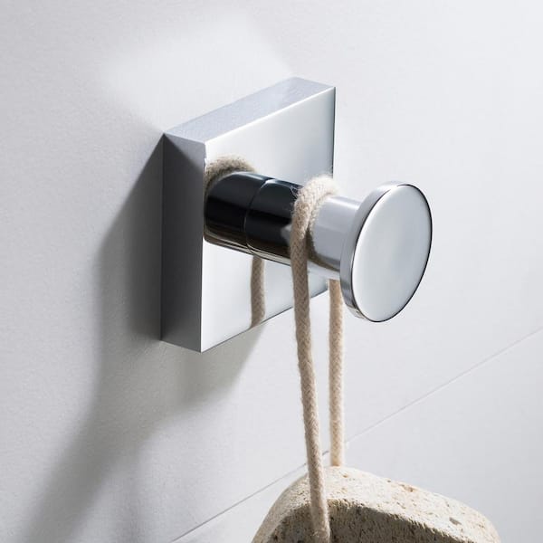 Ventus Bathroom Robe and Towel Hook in Chrome