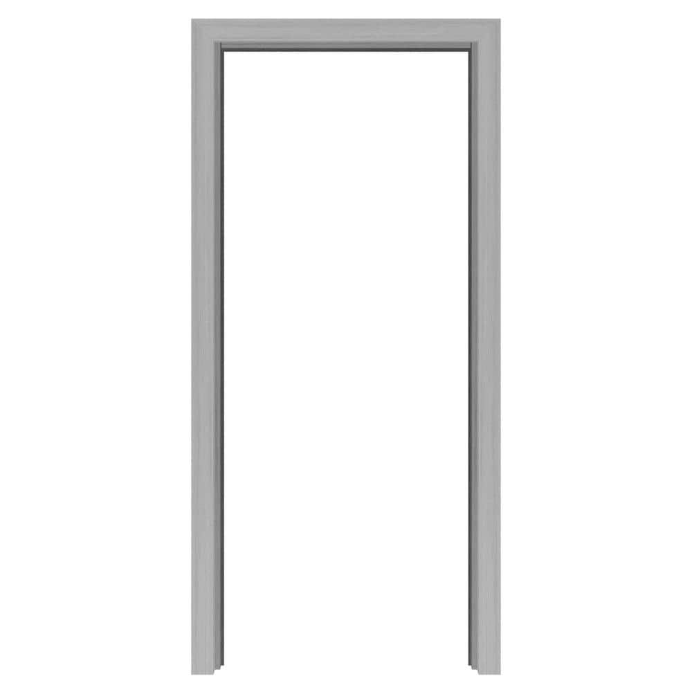 WEGATE Gray Interior Door Jamb Frame Kit Suitable 80 in. x 24 in. up to 84 in. x 36 in. Size