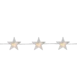 20-Light LED Warm White Star Micro Fairy Christmas Lights with 6 ft. Copper Wire