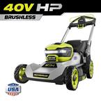 Ryobi 40V 21 In. Brushless Smart Trek Self-Propelled Mower - Tool