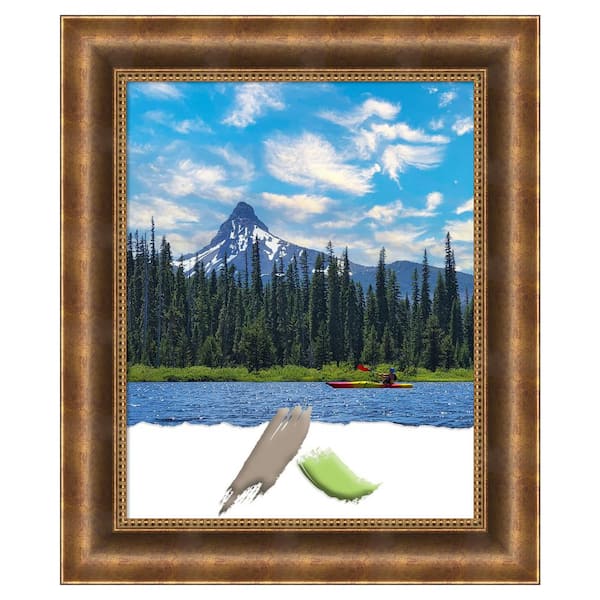 Manhattan Bronze Wood Picture Frame Opening Size 16x20 in.