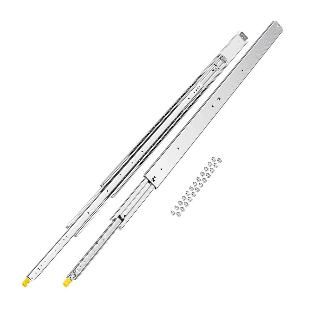 VEVOR 1 Pair Full Extension Locking Drawer Slides 18-60 in., 500