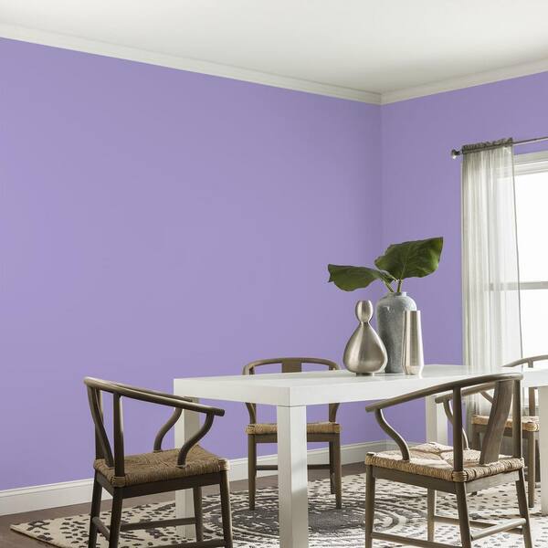 Glidden Premium 1 gal. PPG1247-5 Grape Arbor Satin Interior Paint