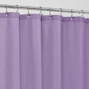 72 in. W x 72 in. L Waterproof Fabric Shower Curtain in Lavender