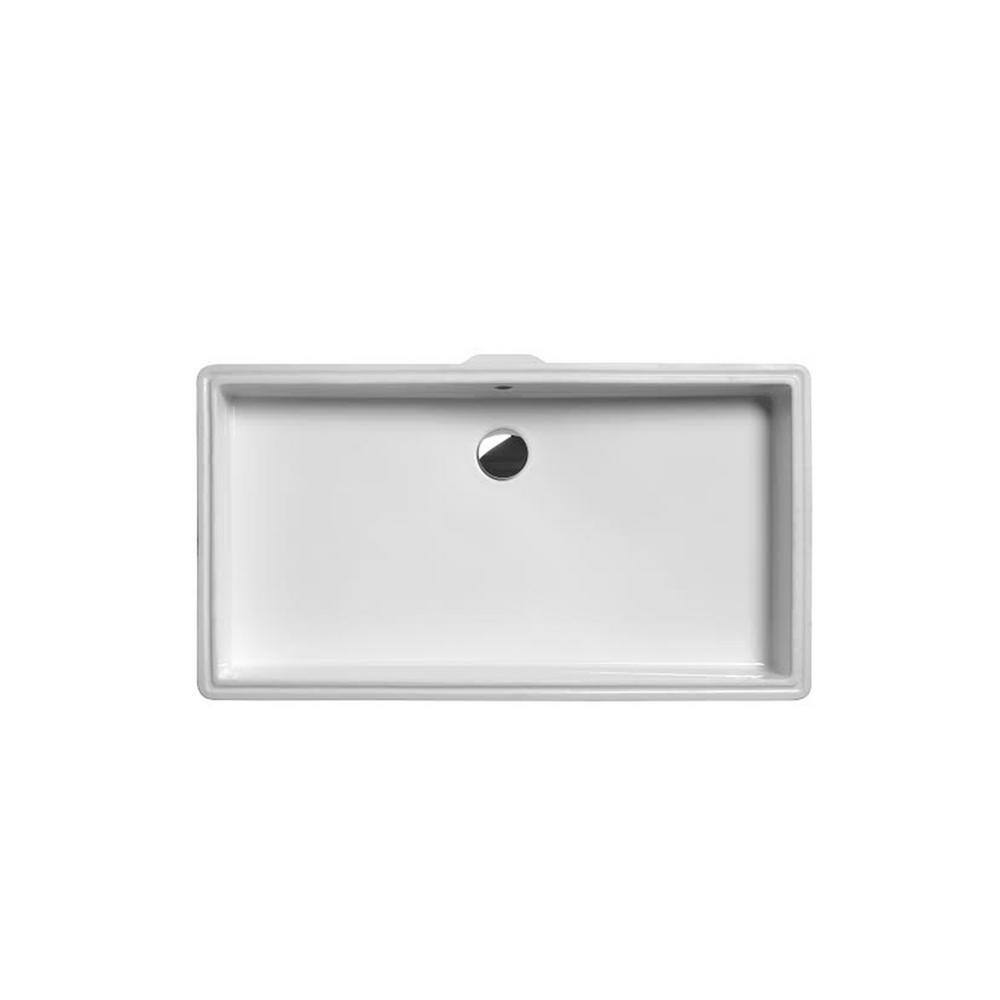 City Undermount Bathroom Vessel Sink in Ceramic White price history on PriceWatchPro