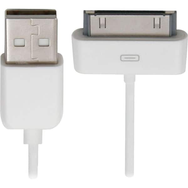 Accell 4 ft. USB to Dock Connector Sync/Charge Cable for iPod, iPhone and iPad