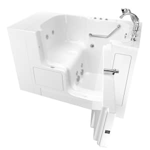 Gelcoat Value Series 52 in. x 32 in. Right Hand Walk-In Whirlpool and Air Bathtub with Outward Opening Door in White