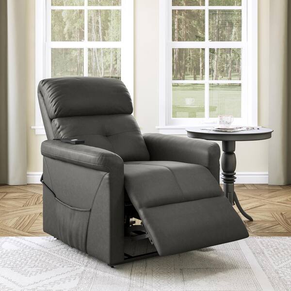 suede lift chair