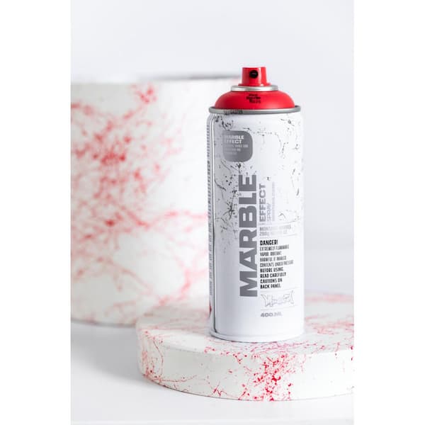 MONTANA 10 oz. Glitter Effect Spray Paint, X-Mas Red 091810 - The Home Depot