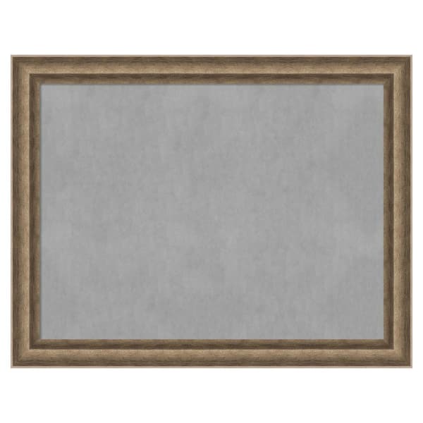 Amanti Art Angled Bronze 27 in. x 21 in. Framed Magnetic Board