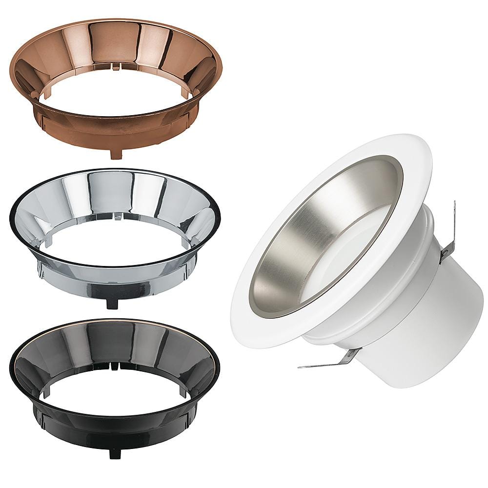 4 in. Adjustable CCT Integrated LED Recessed Light Trim Can Light with 4 Tr