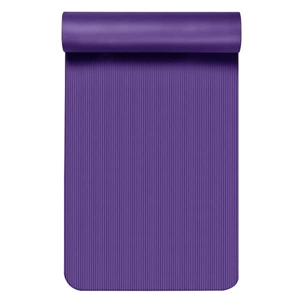 Pro Space Purple High Density Yoga Mat 72 in. L x 24 in. W x 0.6