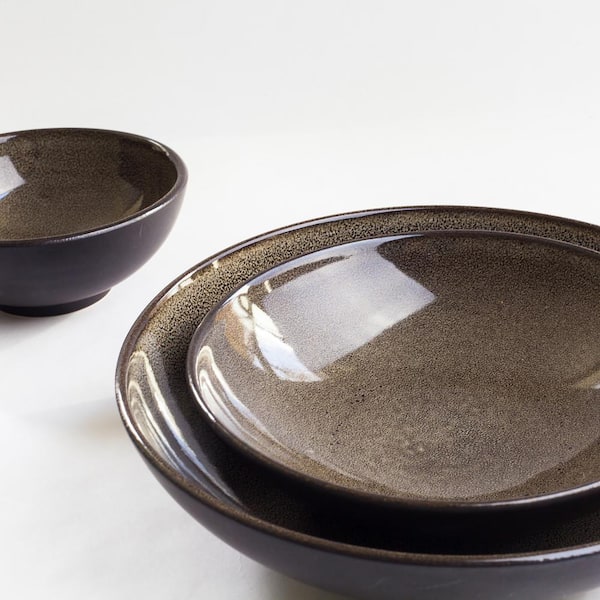 Carthage.Co Zaghwan 3-Piece Bowl Set, Dusk