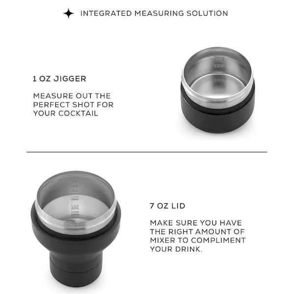 Our Table 1oz Measuring Shot Glass, 20 Measurements for Cocktails, Home Bar